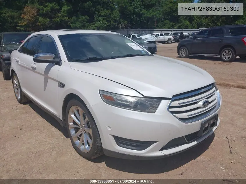 2013 Ford Taurus Limited VIN: 1FAHP2F83DG169309 Lot: 39968851