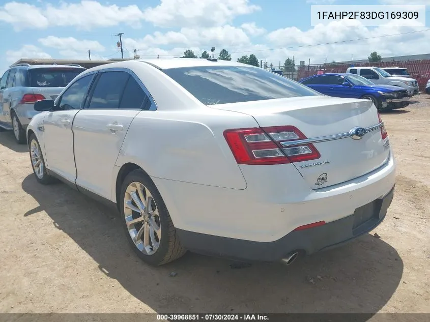 2013 Ford Taurus Limited VIN: 1FAHP2F83DG169309 Lot: 39968851