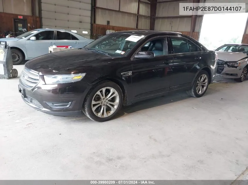 2013 Ford Taurus Sel VIN: 1FAHP2E87DG144107 Lot: 39980209