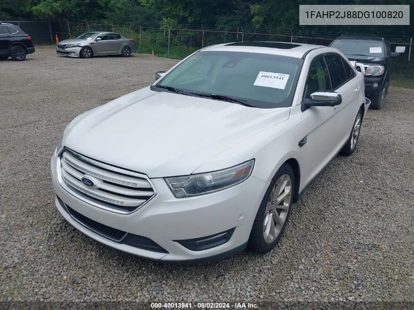 1FAHP2J88DG100820 2013 Ford Taurus Limited