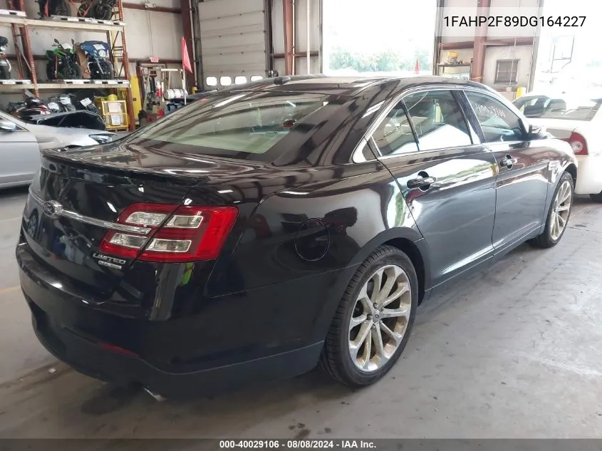 2013 Ford Taurus Limited VIN: 1FAHP2F89DG164227 Lot: 40029106