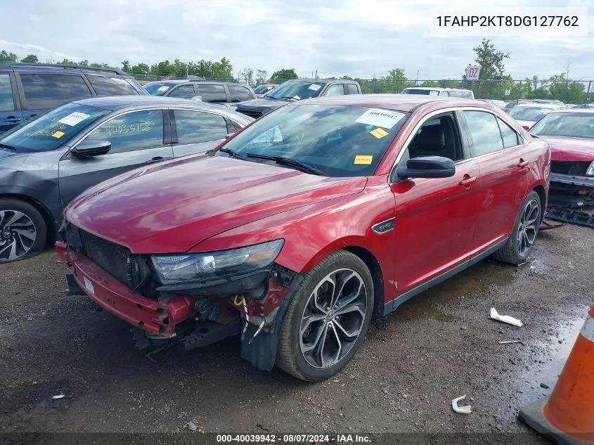 2013 Ford Taurus Sho VIN: 1FAHP2KT8DG127762 Lot: 40039942