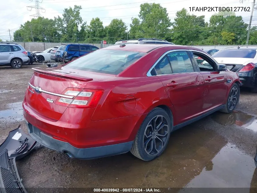 2013 Ford Taurus Sho VIN: 1FAHP2KT8DG127762 Lot: 40039942