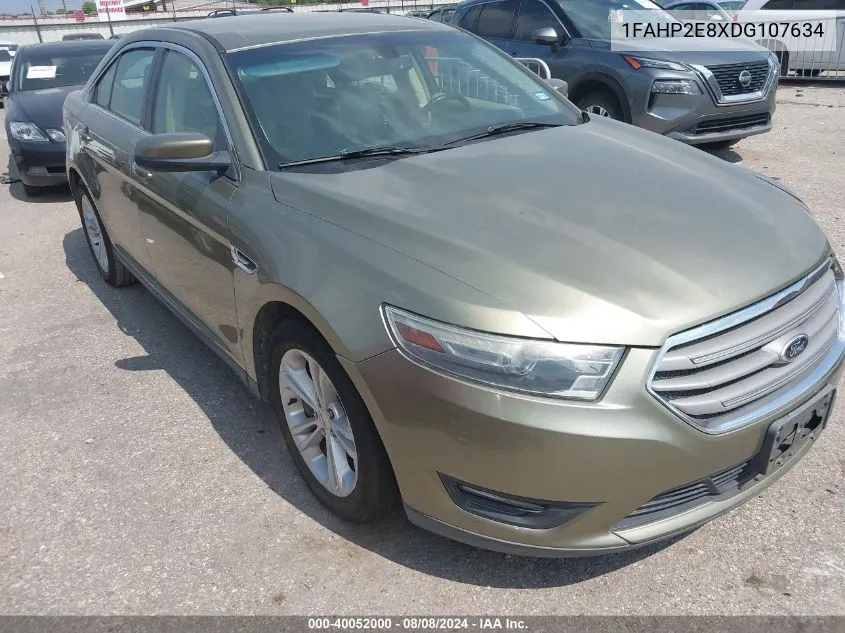 2013 Ford Taurus Sel VIN: 1FAHP2E8XDG107634 Lot: 40052000