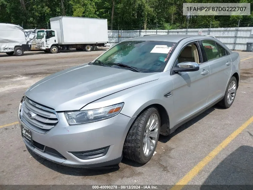 1FAHP2F87DG222707 2013 Ford Taurus Limited