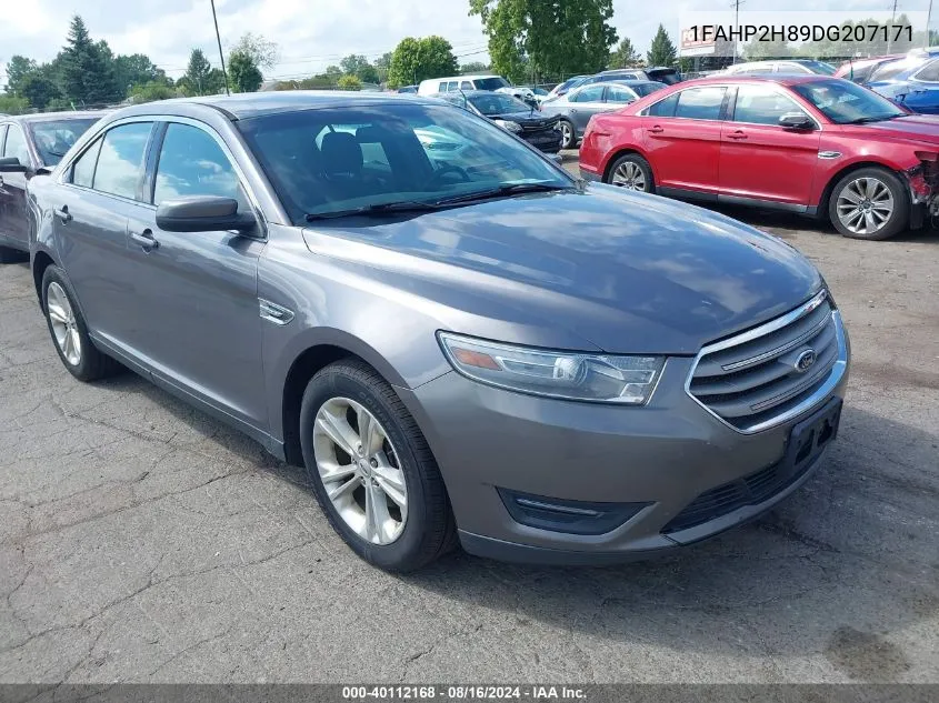 2013 Ford Taurus Sel VIN: 1FAHP2H89DG207171 Lot: 40112168