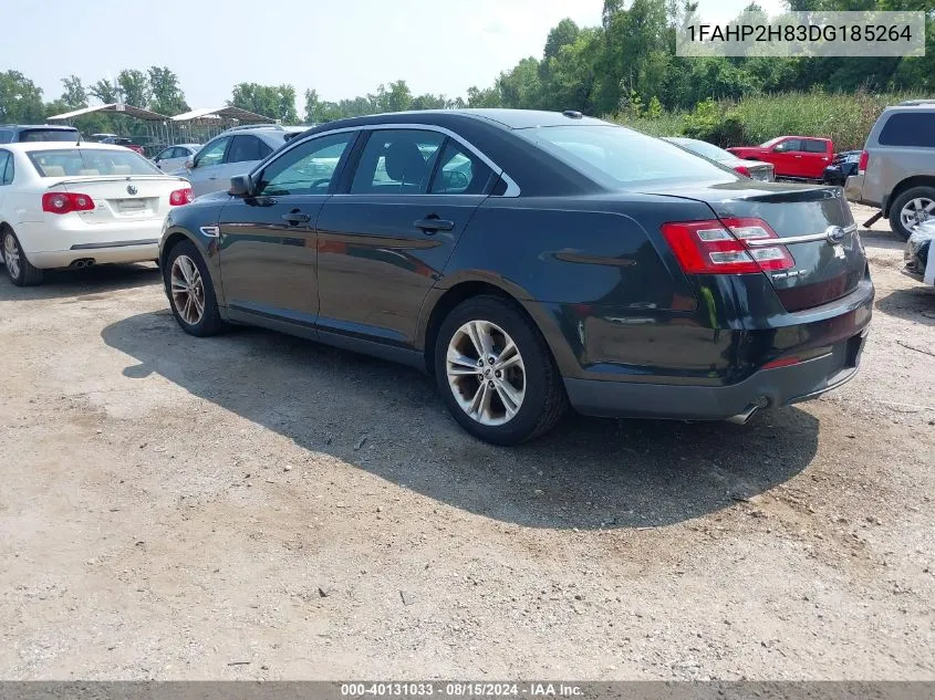 2013 Ford Taurus Sel VIN: 1FAHP2H83DG185264 Lot: 40131033