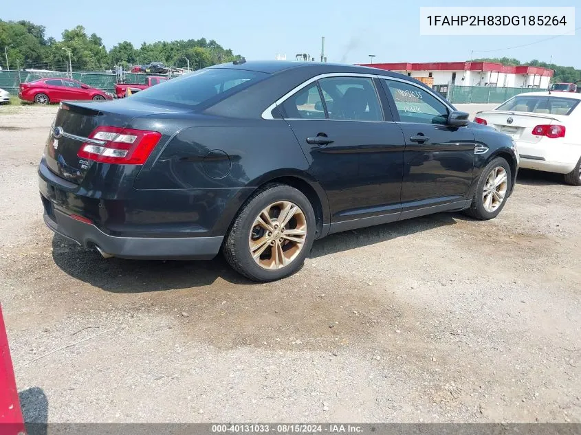 2013 Ford Taurus Sel VIN: 1FAHP2H83DG185264 Lot: 40131033