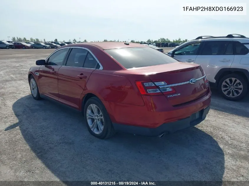 2013 Ford Taurus Sel VIN: 1FAHP2H8XDG166923 Lot: 40131215