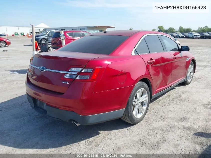 2013 Ford Taurus Sel VIN: 1FAHP2H8XDG166923 Lot: 40131215