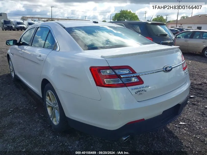 1FAHP2H83DG166407 2013 Ford Taurus Sel