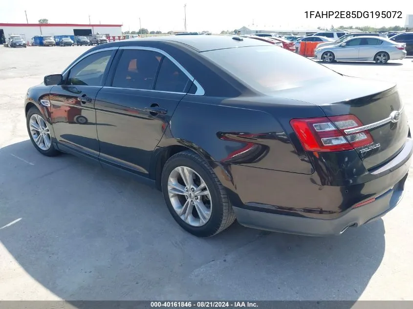 1FAHP2E85DG195072 2013 Ford Taurus Sel