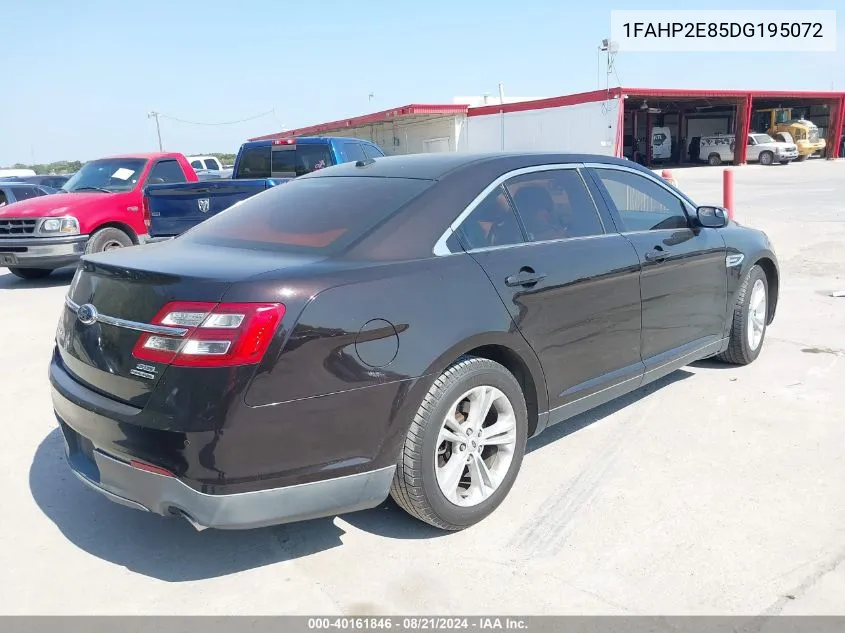 1FAHP2E85DG195072 2013 Ford Taurus Sel