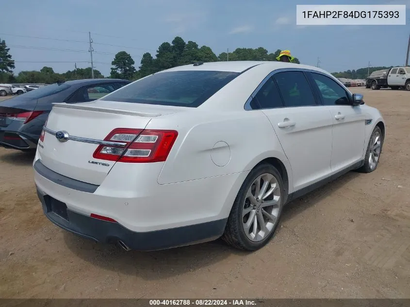 2013 Ford Taurus Limited VIN: 1FAHP2F84DG175393 Lot: 40162788