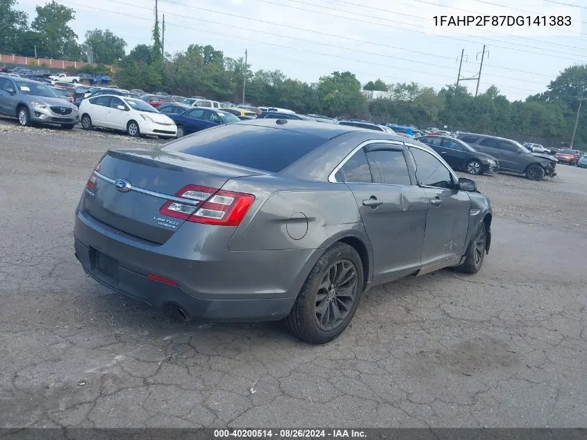 2013 Ford Taurus Limited VIN: 1FAHP2F87DG141383 Lot: 40200514