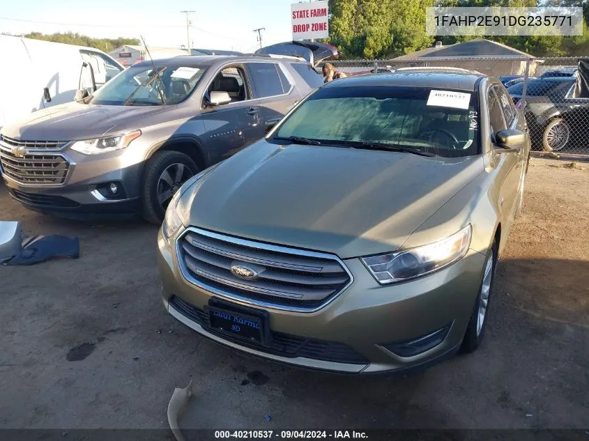 2013 Ford Taurus Sel VIN: 1FAHP2E91DG235771 Lot: 40210537