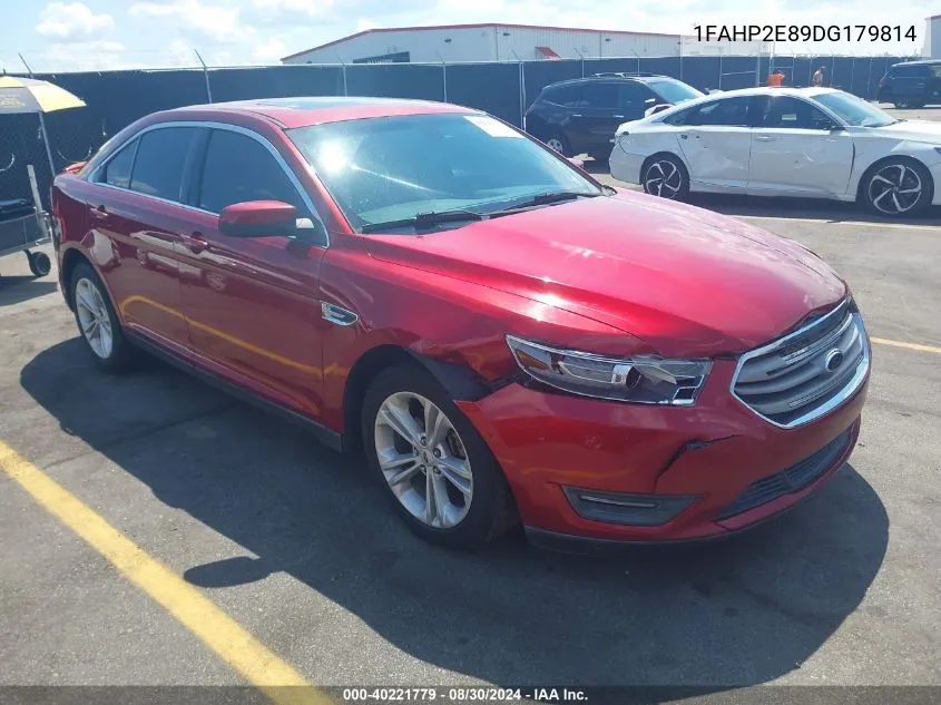 2013 Ford Taurus Sel VIN: 1FAHP2E89DG179814 Lot: 40221779