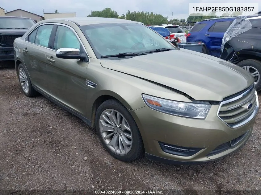 2013 Ford Taurus Limited VIN: 1FAHP2F85DG183857 Lot: 40224060