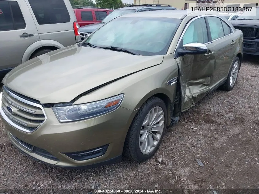 2013 Ford Taurus Limited VIN: 1FAHP2F85DG183857 Lot: 40224060