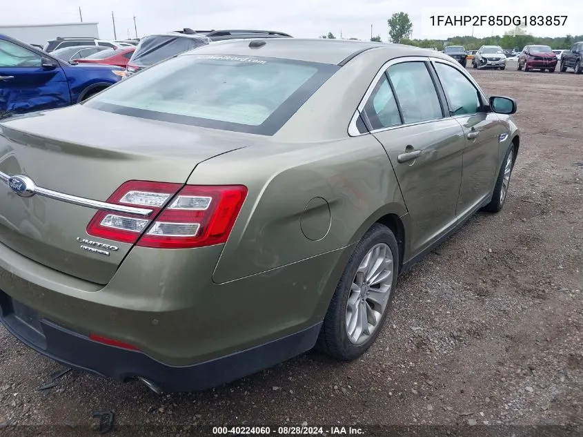 1FAHP2F85DG183857 2013 Ford Taurus Limited