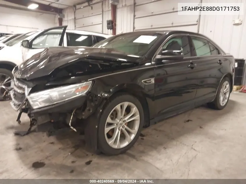 1FAHP2E88DG171753 2013 Ford Taurus Sel