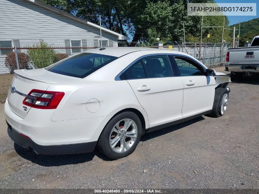 2013 Ford Taurus Sel VIN: 1FAHP2H88DG174275 Lot: 40248480