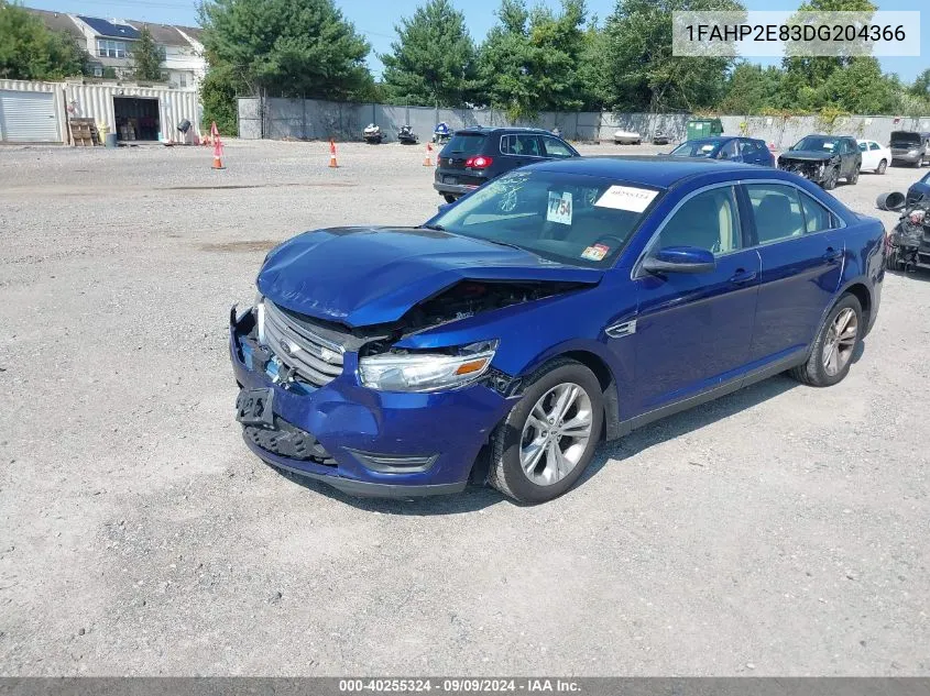 1FAHP2E83DG204366 2013 Ford Taurus Sel