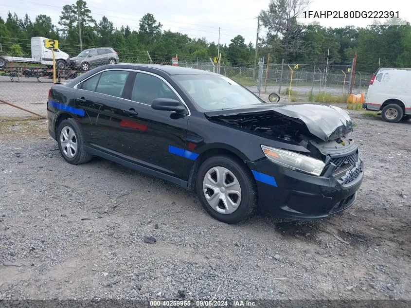 1FAHP2L80DG222391 2013 Ford Taurus Police Interceptor