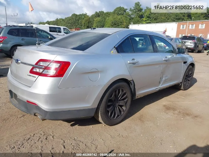 1FAHP2F81DG225652 2013 Ford Taurus Limited