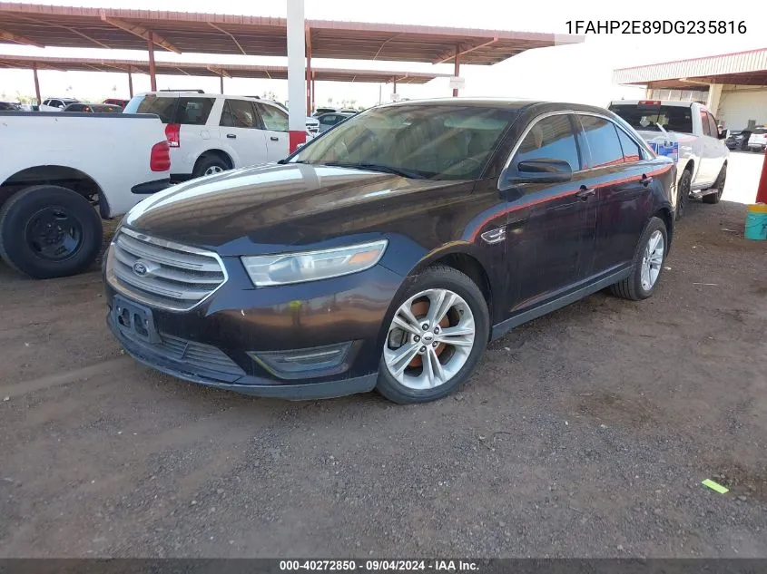 2013 Ford Taurus Sel VIN: 1FAHP2E89DG235816 Lot: 40272850