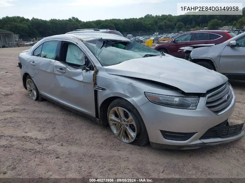 2013 Ford Taurus Sel VIN: 1FAHP2E84DG149958 Lot: 40273956