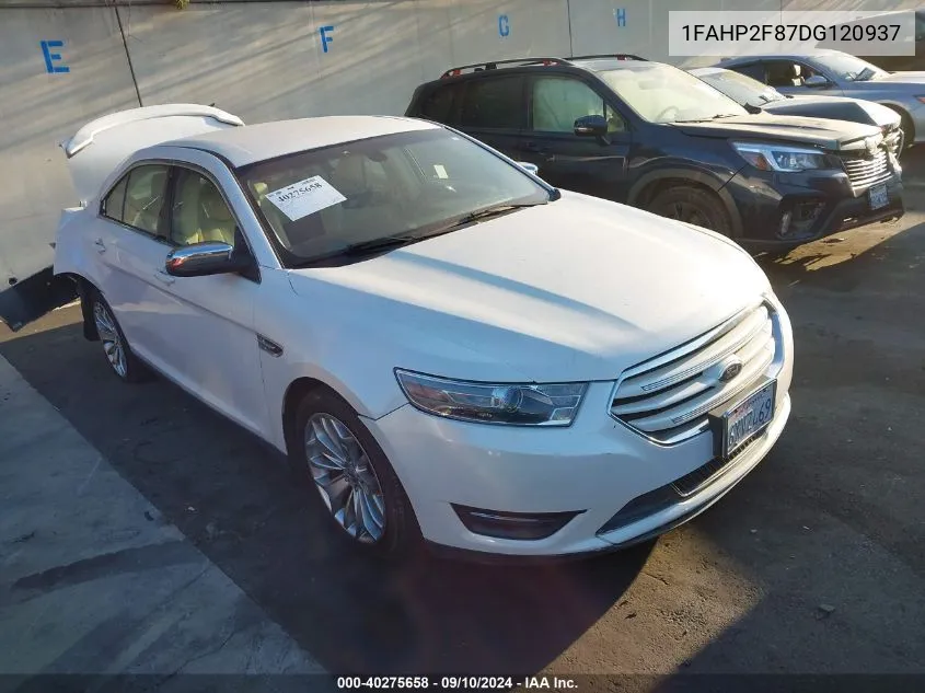 1FAHP2F87DG120937 2013 Ford Taurus Limited