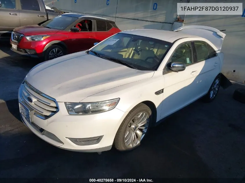 1FAHP2F87DG120937 2013 Ford Taurus Limited