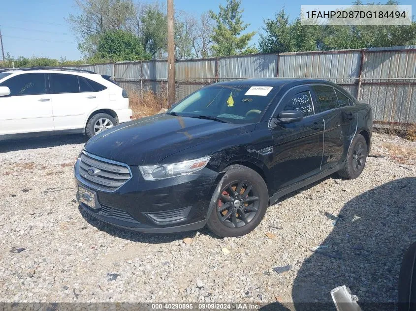 1FAHP2D87DG184494 2013 Ford Taurus Se