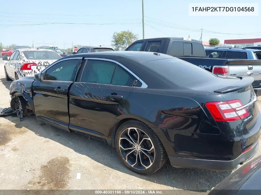 1FAHP2KT7DG104568 2013 Ford Taurus Sho