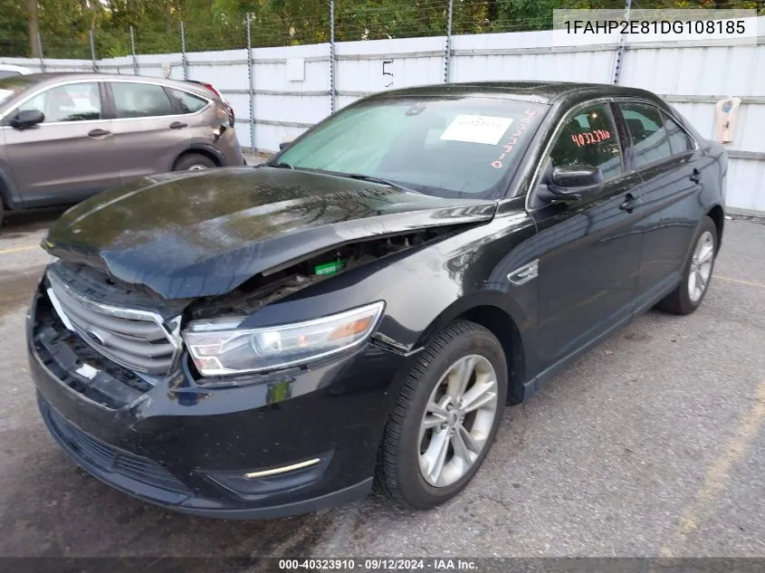 1FAHP2E81DG108185 2013 Ford Taurus Sel