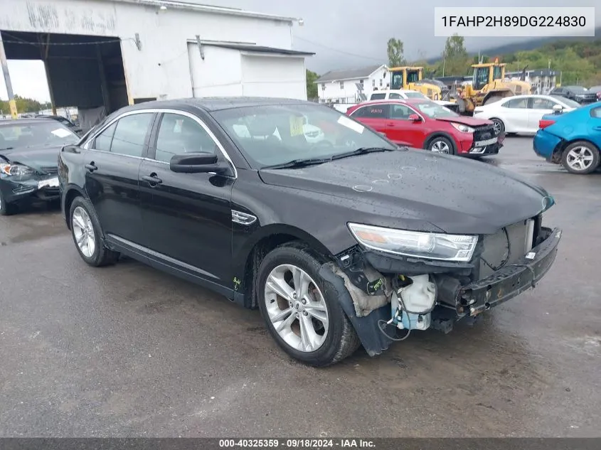 2013 Ford Taurus Sel VIN: 1FAHP2H89DG224830 Lot: 40325359