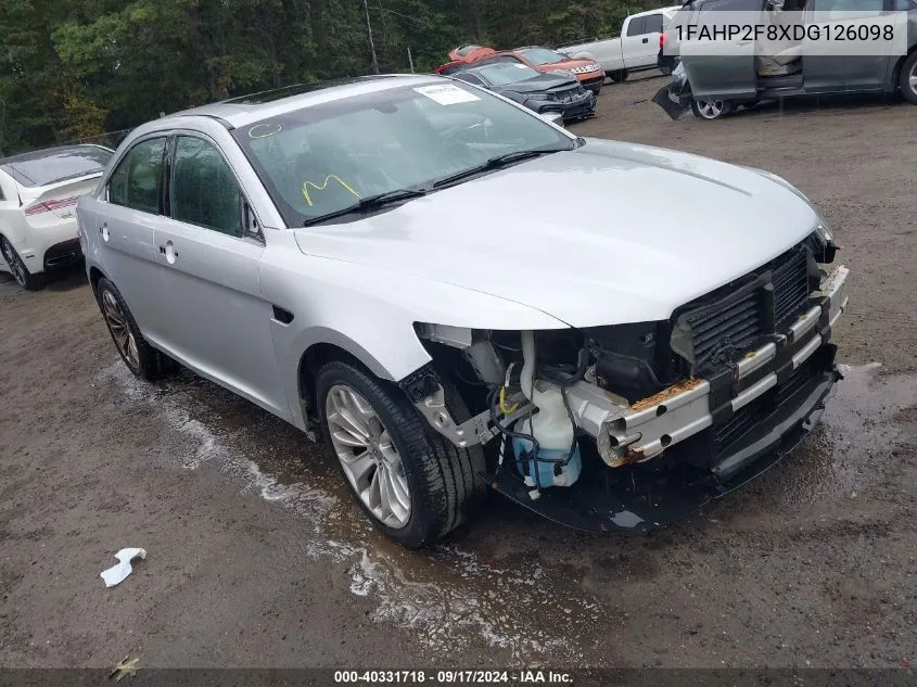 1FAHP2F8XDG126098 2013 Ford Taurus Limited