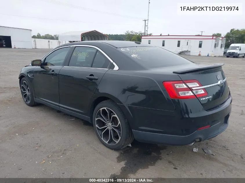 2013 Ford Taurus Sho VIN: 1FAHP2KT1DG219974 Lot: 40342316