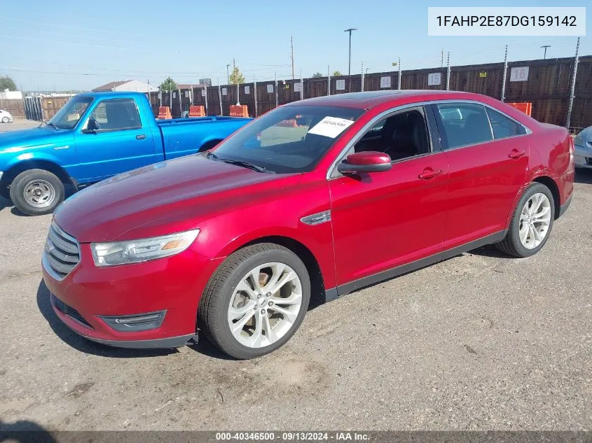 2013 Ford Taurus Sel VIN: 1FAHP2E87DG159142 Lot: 40346500