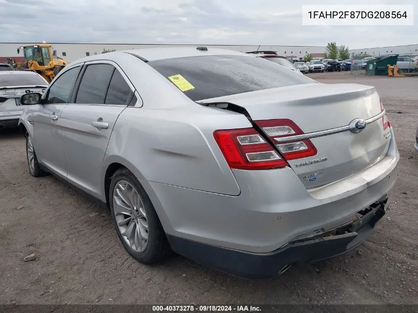 1FAHP2F87DG208564 2013 Ford Taurus Limited