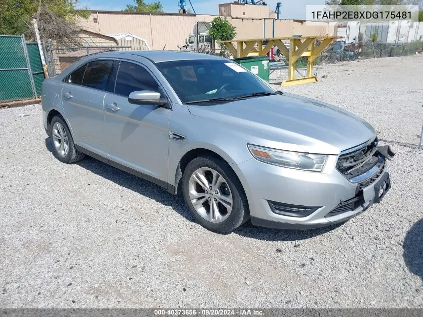 1FAHP2E8XDG175481 2013 Ford Taurus Sel