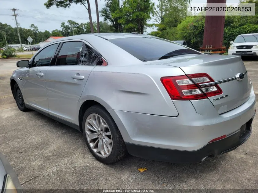 2013 Ford Taurus Limited VIN: 1FAHP2F82DG208553 Lot: 40391952