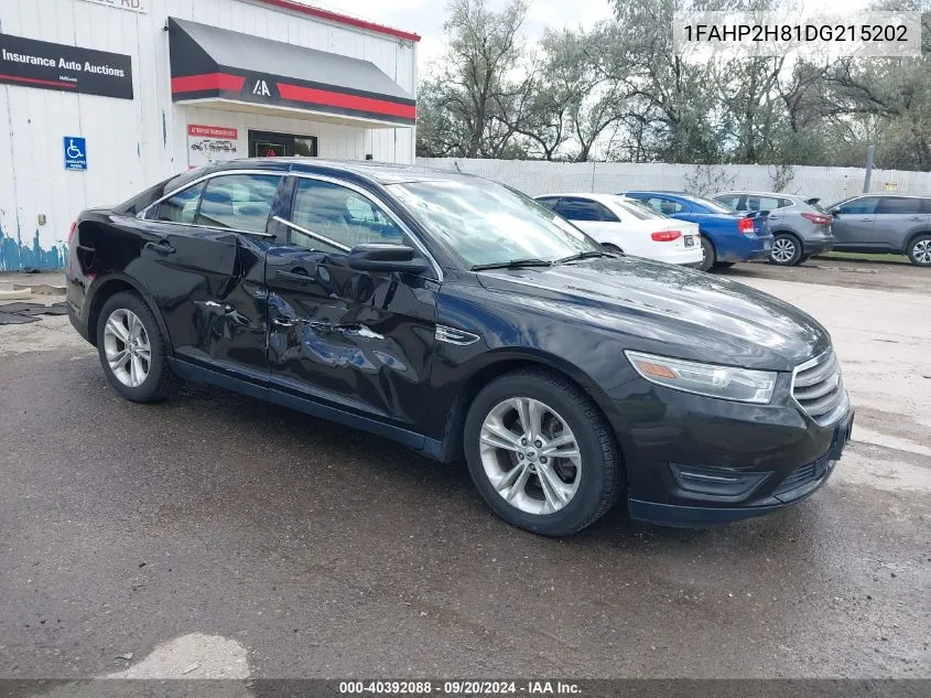 1FAHP2H81DG215202 2013 Ford Taurus Sel