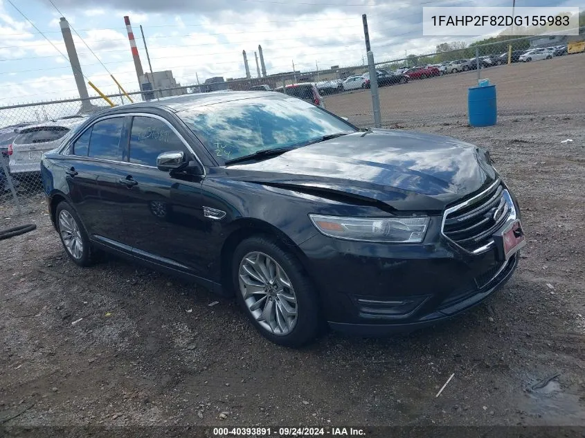 2013 Ford Taurus Limited VIN: 1FAHP2F82DG155983 Lot: 40393891