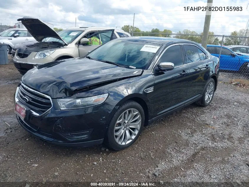 1FAHP2F82DG155983 2013 Ford Taurus Limited