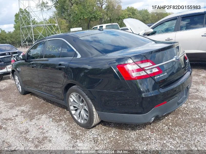 1FAHP2F82DG155983 2013 Ford Taurus Limited