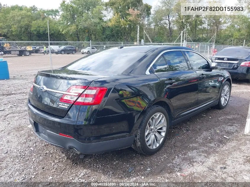 1FAHP2F82DG155983 2013 Ford Taurus Limited