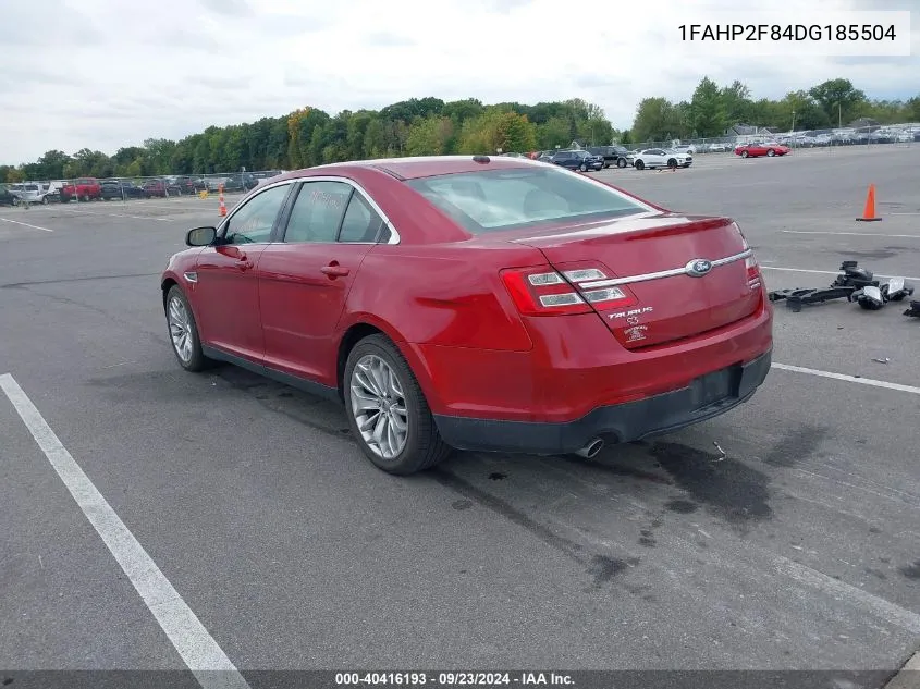 1FAHP2F84DG185504 2013 Ford Taurus Limited