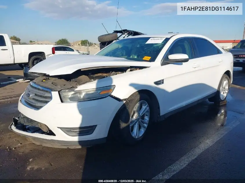 1FAHP2E81DG114617 2013 Ford Taurus Sel